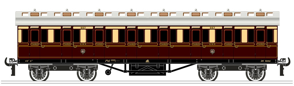 GWR 3rd Class 987